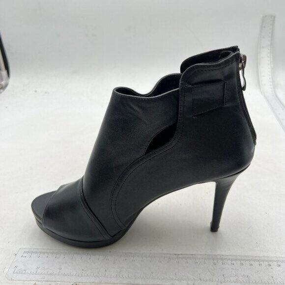 Shoes - Women's Peep-Toe Sandals Stiletto High Heels Platform Summer Booties Black Shoes
